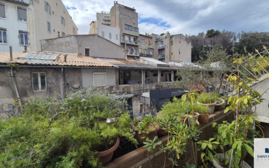 Vente► Appartement T3  avec grande terrasse à Marseille